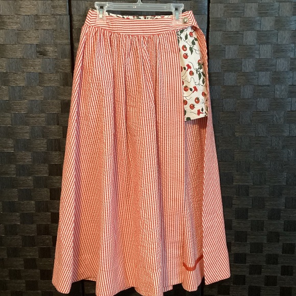 New women's 0 Maeve x Anthropologie Icon skort set Skirt + Shorts in tomato red - Picture 2 of 13